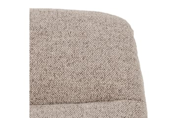 Sammo Modern Lenestol i Stoff med Understell i Metall - Beige - Møbler - Stoler & lenestoler - Lenestoler