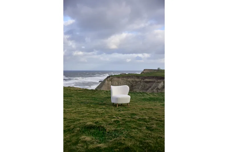 Sanu Loungestol - Beige - Møbler - Stoler & lenestoler - Lenestoler - Lenestoler uten armlene