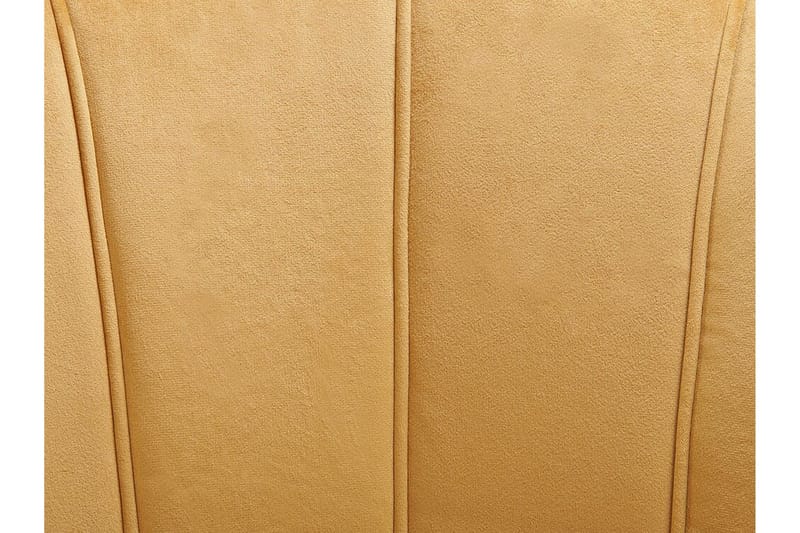 Sarannell Fløyelslenestol - Gul - Møbler - Stoler & lenestoler - Lenestoler