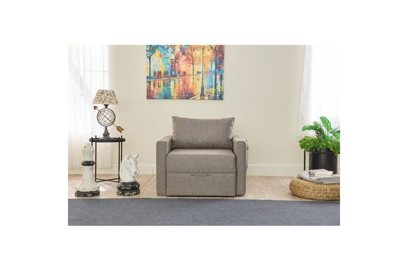 Savra Sovelenestol - Brun - Møbler - Sofaer - Sovesofaer