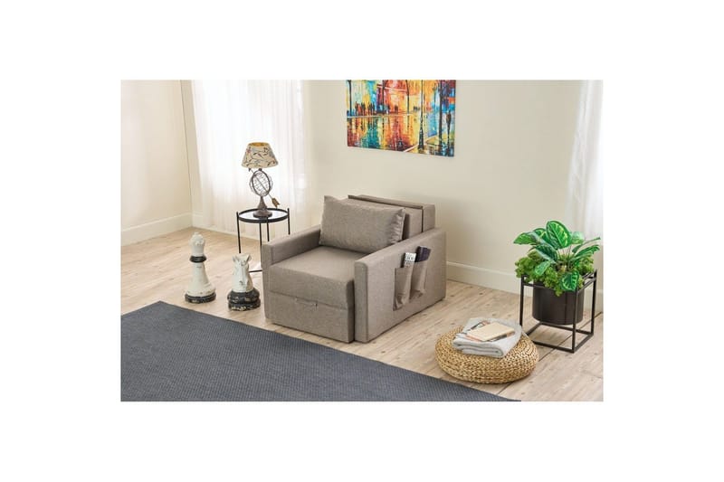 Savra Sovelenestol - Brun - Møbler - Sofaer - Sovesofaer