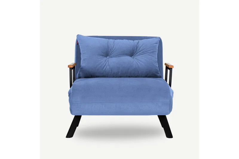 Alfredton Sovelenestol 175x60 cm - Blå - Møbler - Stoler & lenestoler - Lenestoler - Sovestol