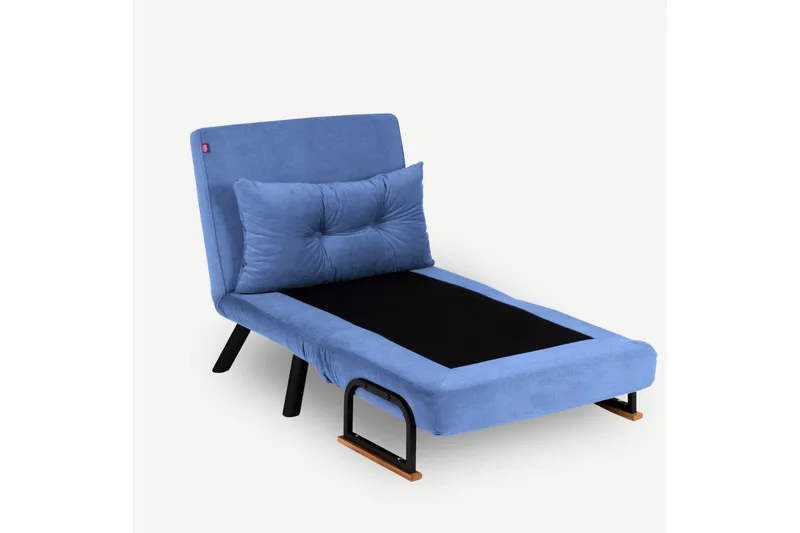 Alfredton Sovelenestol 175x60 cm - Blå - Møbler - Stoler & lenestoler - Lenestoler - Sovestol