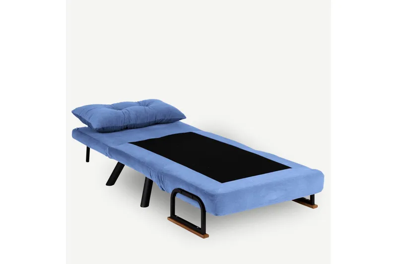 Alfredton Sovelenestol 175x60 cm - Blå - Møbler - Stoler & lenestoler - Lenestoler - Sovestol