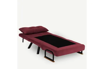 Alfredton Sovelenestol 175x60 cm - Rød - Møbler - Stoler & lenestoler - Lenestoler - Sovestol