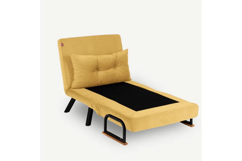 Alfredton Sovelenestol 175x60 cm - Sennepsgul - Møbler - Stoler & lenestoler - Lenestoler - Sovestol