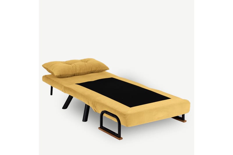 Alfredton Sovelenestol 175x60 cm - Sennepsgul - Møbler - Stoler & lenestoler - Lenestoler - Sovestol