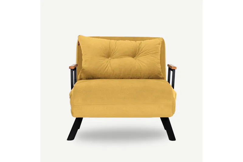 Alfredton Sovelenestol 175x60 cm - Sennepsgul - Møbler - Stoler & lenestoler - Lenestoler - Sovestol