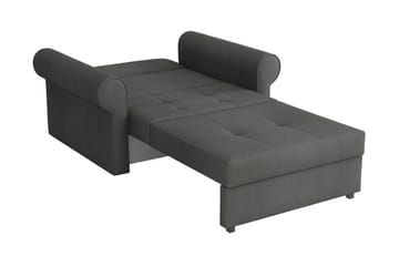Bliaka Sovelenestol - Fløyel/Svart - Møbler - Sofaer - Sovesofaer