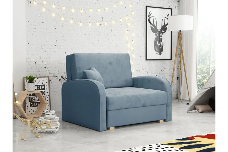 Denegal Bäddfåtölj blue - Møbler - Stoler & lenestoler - Lenestoler - Sovestol