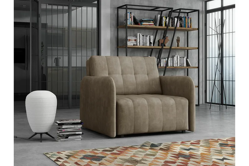 Denegal Bäddfåtölj Brown/Beige - Møbler - Stoler & lenestoler - Lenestoler - Sovestol