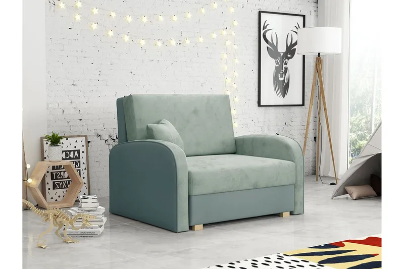 Denegal Bäddfåtölj Green - Møbler - Stoler & lenestoler - Lenestoler - Sovestol