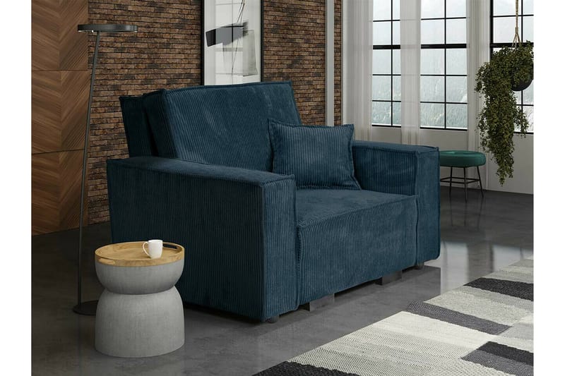 Denegal Bäddfåtölj NO_BRAND Dark blue - Møbler - Stoler & lenestoler - Lenestoler - Sovestol