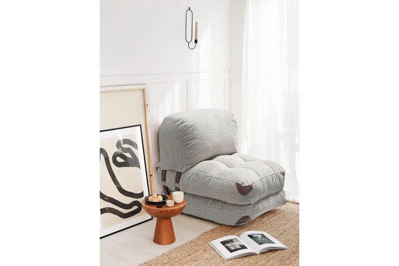 Fold Teddy Sovesofa Grå, Grå