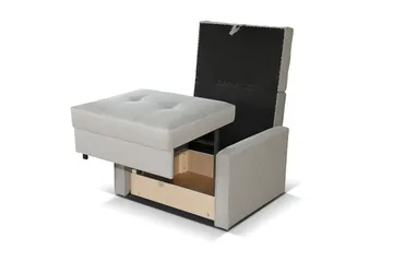 Hemmingsberga Sofa - Grå - Møbler - Stoler & lenestoler - Lenestoler - Sovestol