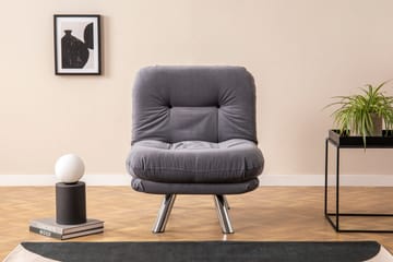 Kingaroy Sovelenestol 110x70 cm - Grå - Møbler - Stoler & lenestoler - Lenestoler - Sovestol