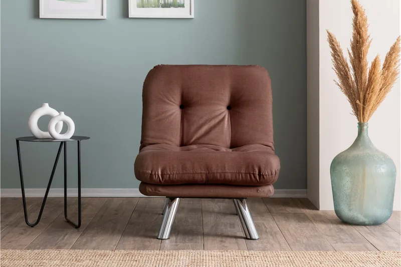 Kingaroy Sovelenestol - Lyse brun - Møbler - Stoler & lenestoler - Lenestoler - Sovestol