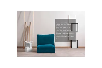 Maydena Sovelenestol 60x185 cm - Blå - Møbler - Stoler & lenestoler - Lenestoler - Sovestol