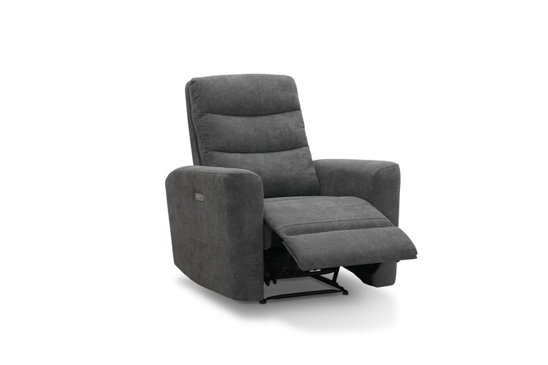 Shano Reclinerstol Elektrisk - Grå - Møbler - Stoler & lenestoler - Lenestoler - Recliner & kinostol