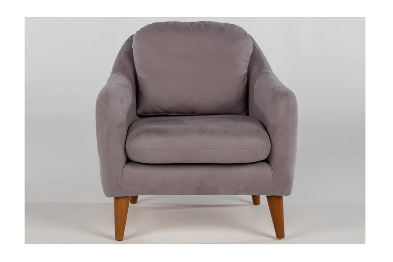 Sheku Lenestol med Armlene - Grå - Møbler - Stoler & lenestoler - Lenestoler