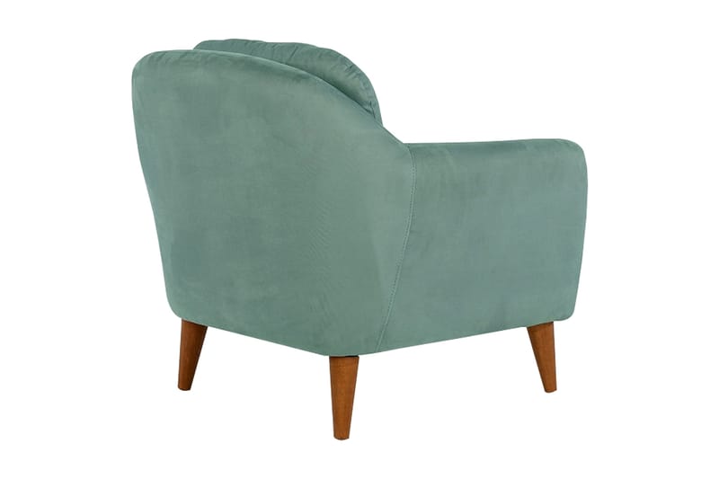 Sheku Lenestol med Armlene - Grønn - Møbler - Stoler & lenestoler - Lenestoler