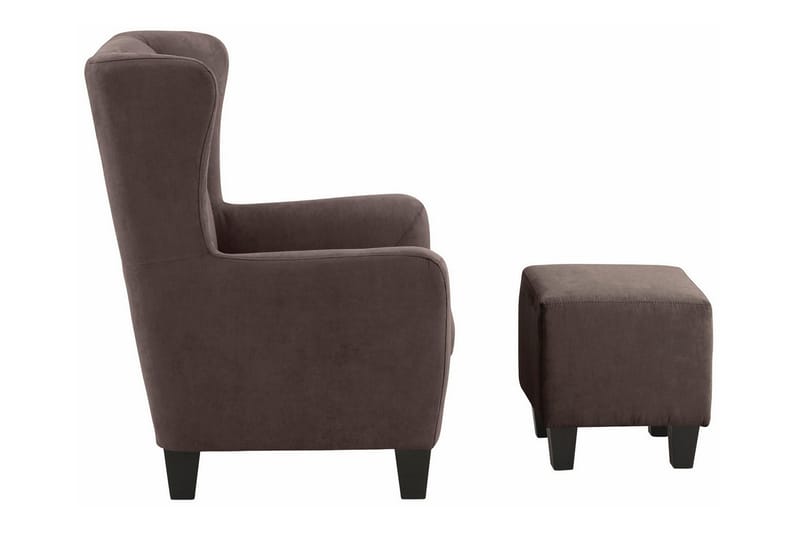 Silfa Lenestol Microfiber - Brun - Møbler - Stoler & lenestoler - Lenestoler