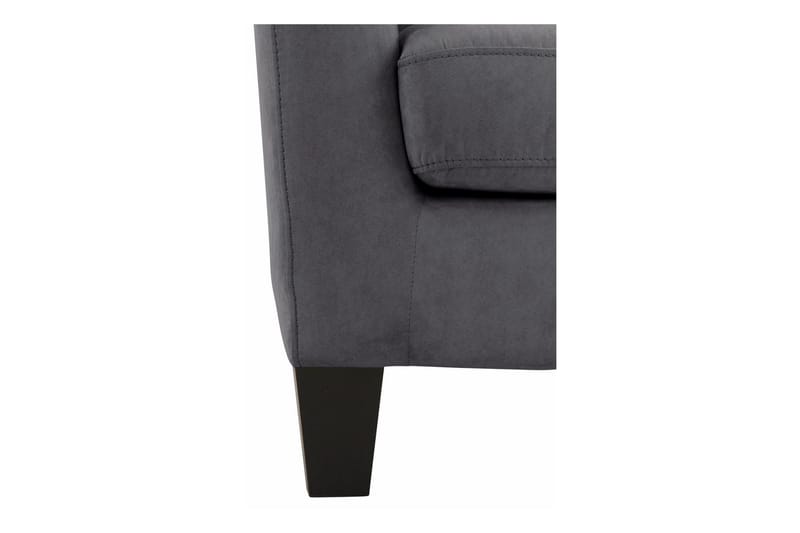 Silfa Lenestol Microfiber - Grå - Møbler - Stoler & lenestoler - Lenestoler - Ørelappstol