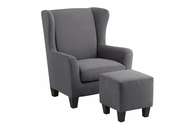 Silfa Lenestol Microfiber, Grå