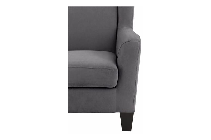 Silfa Lenestol Microfiber - Grå - Møbler - Stoler & lenestoler - Lenestoler - Ørelappstol