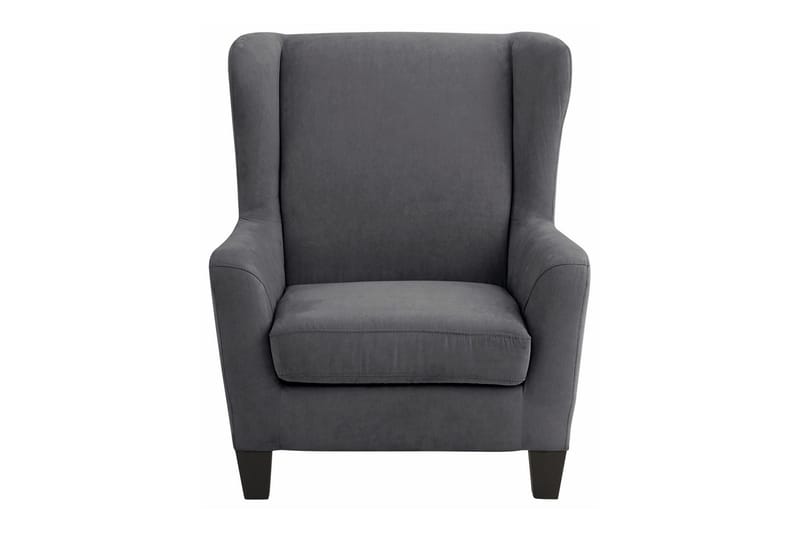 Silfa Lenestol Microfiber - Grå - Møbler - Stoler & lenestoler - Lenestoler - Ørelappstol