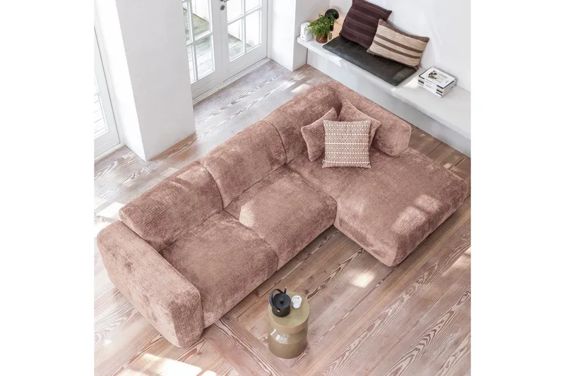 Sjeselong Cloud - Taupe, Venstre - Møbler - Sofaer - Sofa med sjeselong
