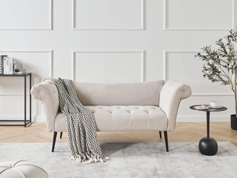 Sjeselong Nantilly - Lys beige - Møbler - Stoler & lenestoler - Lenestoler - Sjeselonglenestol & divanlenestol