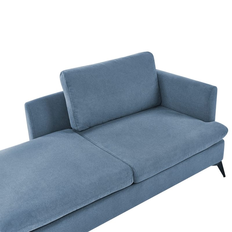 Sjeselong Sievoz - Blå, Svart/Retningsstyrt til høyre - Møbler - Stoler & lenestoler - Lenestoler - Sjeselonglenestol & divanlenestol