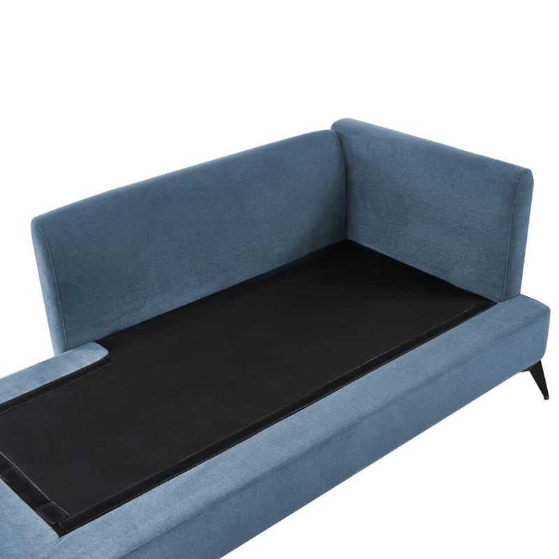 Sjeselong Sievoz - Blå, Svart/Retningsstyrt til høyre - Møbler - Stoler & lenestoler - Lenestoler - Sjeselonglenestol & divanlenestol