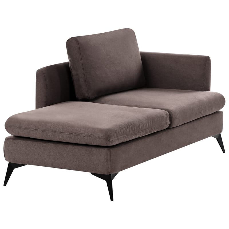 Sjeselong Sievoz - Brun, Svart/Høyrevendt - Møbler - Stoler & lenestoler - Lenestoler - Sjeselonglenestol & divanlenestol