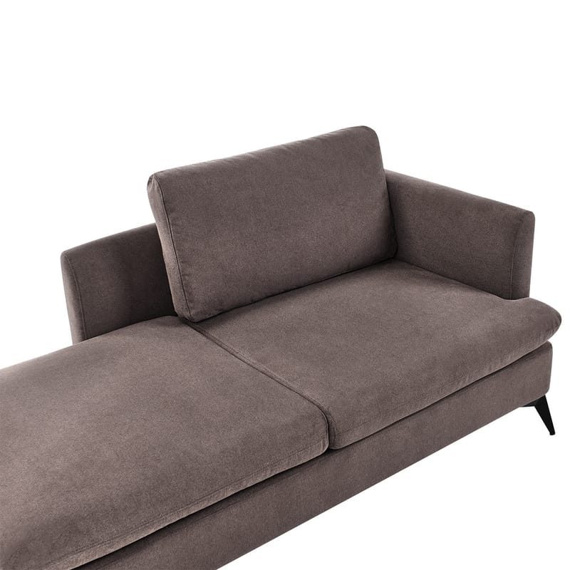 Sjeselong Sievoz - Brun, Svart/Høyrevendt - Møbler - Stoler & lenestoler - Lenestoler - Sjeselonglenestol & divanlenestol