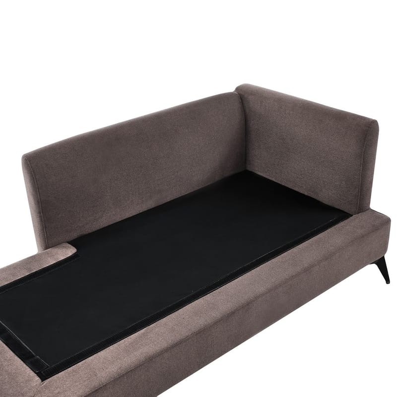 Sjeselong Sievoz - Brun, Svart/Høyrevendt - Møbler - Stoler & lenestoler - Lenestoler - Sjeselonglenestol & divanlenestol