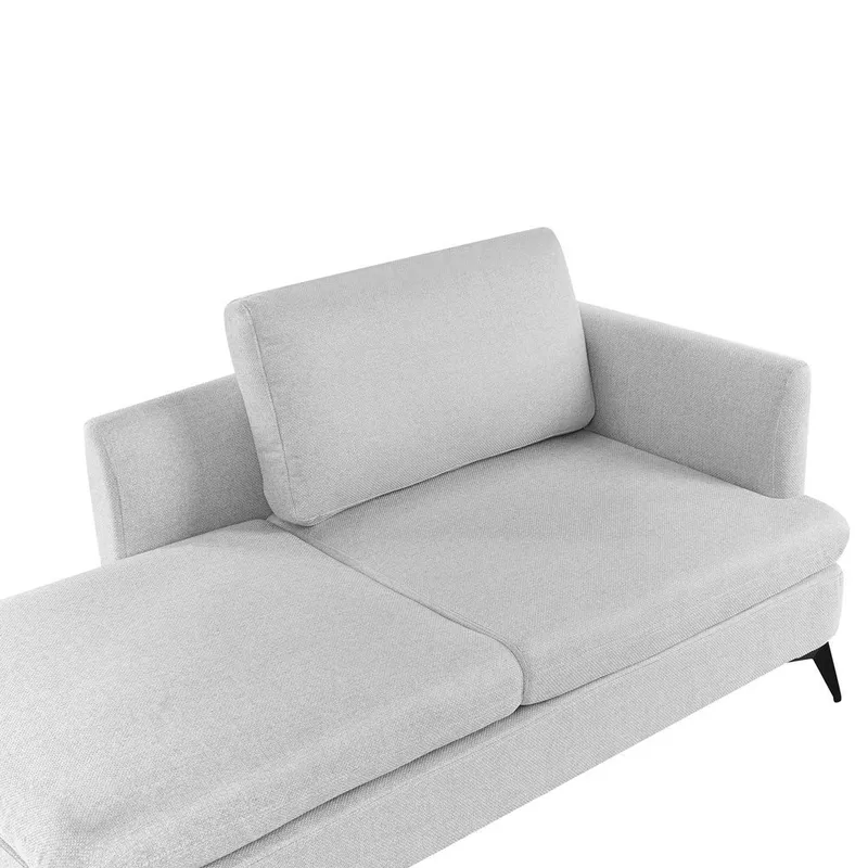 Sjeselong Sievoz - Grå, Svart/Høyrevendt - Møbler - Stoler & lenestoler - Lenestoler - Sjeselonglenestol & divanlenestol