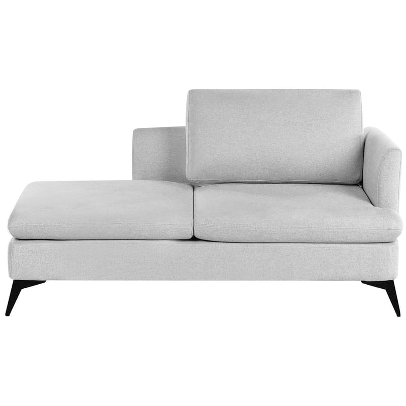 Sjeselong Sievoz - Grå, Svart/Høyrevendt - Møbler - Stoler & lenestoler - Lenestoler - Sjeselonglenestol & divanlenestol