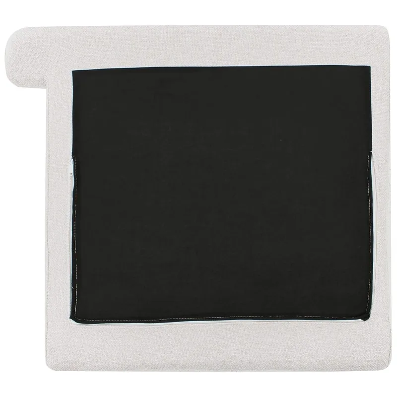 Sjeselong Sievoz - Lysebeige, svart/Venstrevendt - Møbler - Stoler & lenestoler - Lenestoler - Sjeselonglenestol & divanlenestol