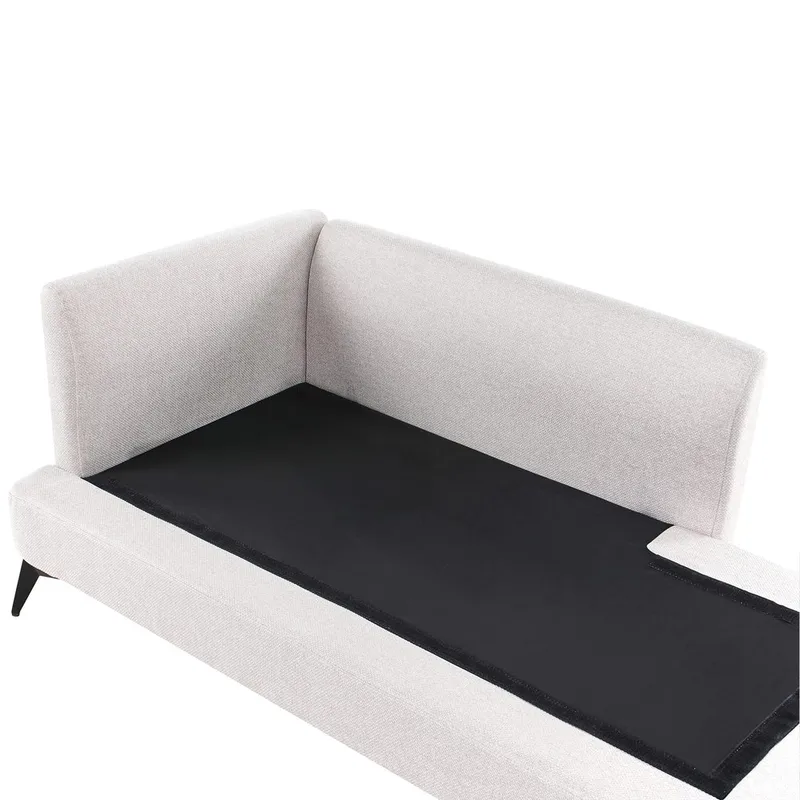 Sjeselong Sievoz - Lysebeige, svart/Venstrevendt - Møbler - Stoler & lenestoler - Lenestoler - Sjeselonglenestol & divanlenestol