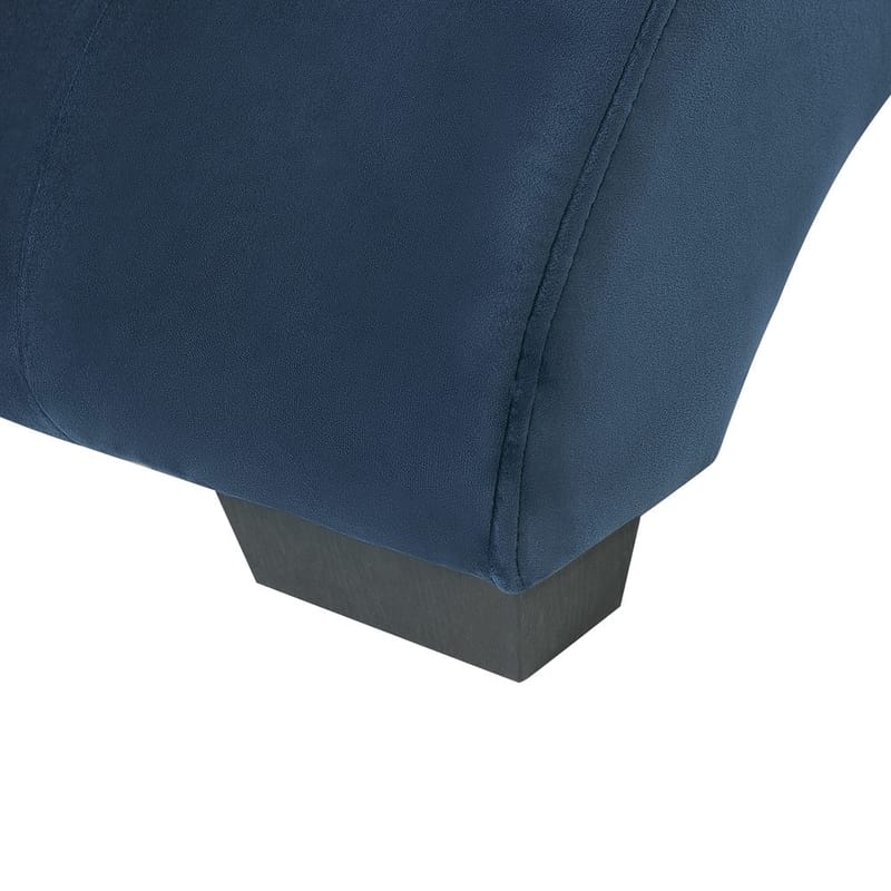 Sjeselong Simorre - Blå, svart, sølv - Møbler - Stoler & lenestoler - Lenestoler - Sjeselonglenestol & divanlenestol