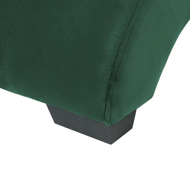 Sjeselong Simorre - Grønn, svart, sølv - Møbler - Stoler & lenestoler - Lenestoler - Sjeselonglenestol & divanlenestol