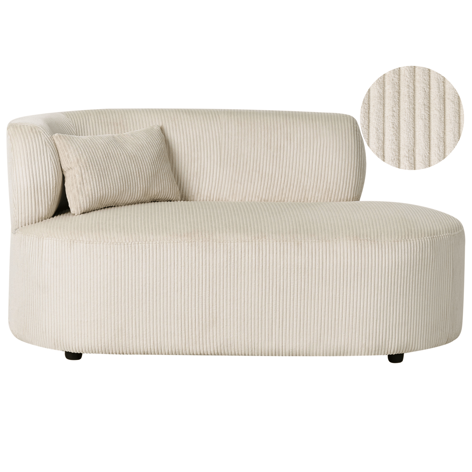 Sjeselong Vanvey venstrevendt - Lys beige