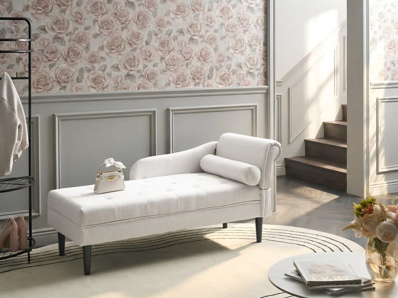 Sjeselong Yvoire høyrevendt - Off-White - Møbler - Sofaer - Dagsenger