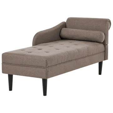 Sjeselong Yvoire høyrevendt - Taupe - Møbler - Sofaer - Dagsenger