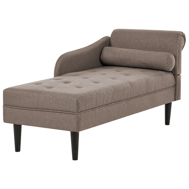 Sjeselong Yvoire høyrevendt - Taupe - Møbler - Sofaer - Dagsenger
