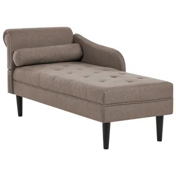 Sjeselong Yvoire venstrevendt - Taupe - Møbler - Sofaer - Dagsenger