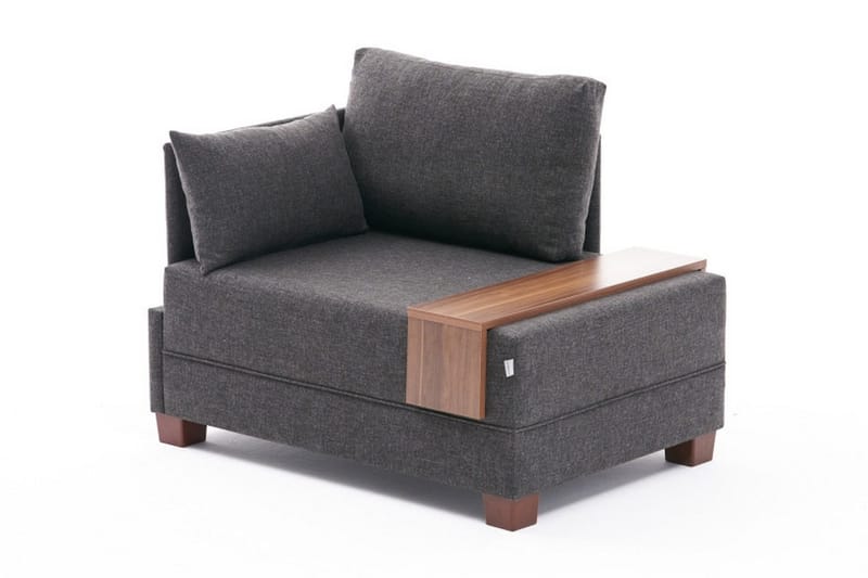 Algeria Sjeselonglenestol - Antrasitt - Møbler - Stoler & lenestoler - Lenestoler - Sjeselonglenestol & divanlenestol