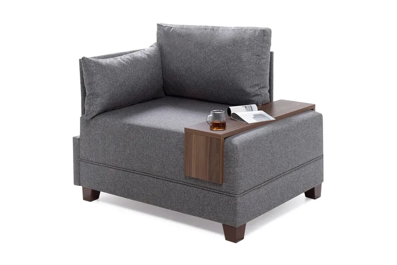 Algeria Sjeselonglenestol - Grå - Møbler - Stoler & lenestoler - Lenestoler - Sjeselonglenestol & divanlenestol